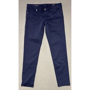 Lilly Pulitzer Worth Skinny Jeans Womens Size 10 32x30 Navy Low Preppy Stretch